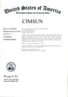 CimFAX 美国商标注册证